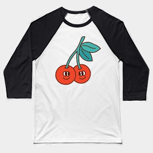 Retro cherry Baseball T-Shirt